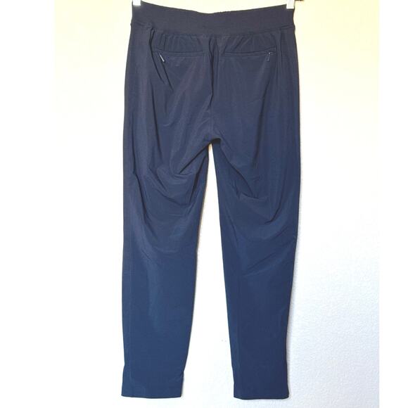 Athleta Brooklyn Mid Rise Ankle Pant Womens Size 6 Navy Blue EUC - Picture 8 of 13